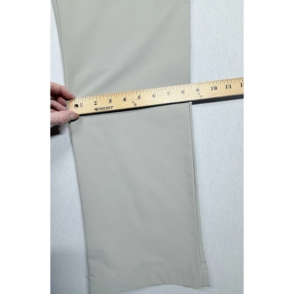 Banana Republic City Pants Men 40x34 (38x32) Tan‎ Slim Fit Performance Preppy